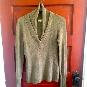 Green Cashmere Sweater by Inhabit